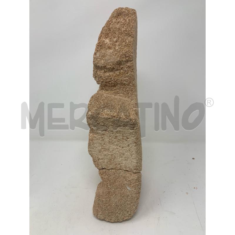 STATUETTA ARENARIA OMINO STILIZZATO ATTR. ZU SORINO FAVIGNANA  | Mercatino dell'Usato Roma re di roma 2