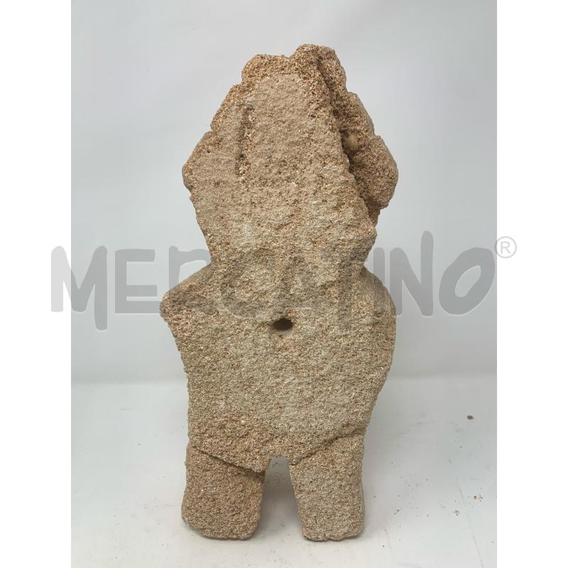 STATUETTA ARENARIA OMINO STILIZZATO ATTR. ZU SORINO FAVIGNANA  | Mercatino dell'Usato Roma re di roma 3