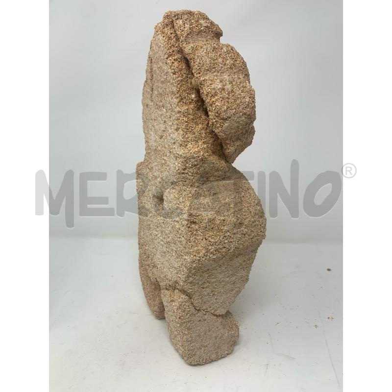STATUETTA ARENARIA OMINO STILIZZATO ATTR. ZU SORINO FAVIGNANA  | Mercatino dell'Usato Roma re di roma 4