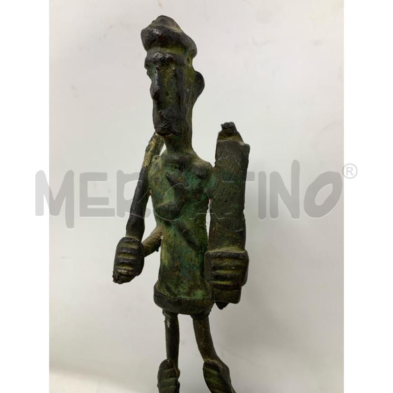 STATUETTA BRONZO GUERRIERO NURAGICO FRANCO D ASPRO | Mercatino dell'Usato Roma re di roma 3