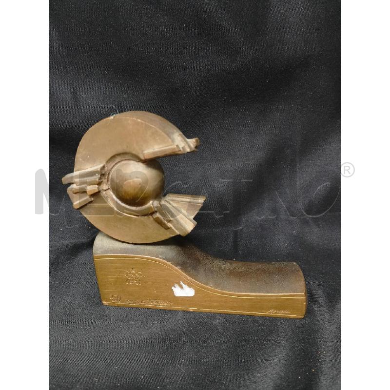 STATUETTA BRONZO OLIMPIADI 50 ANNI DI TOTOCALCIO | Mercatino dell'Usato Roma re di roma 3