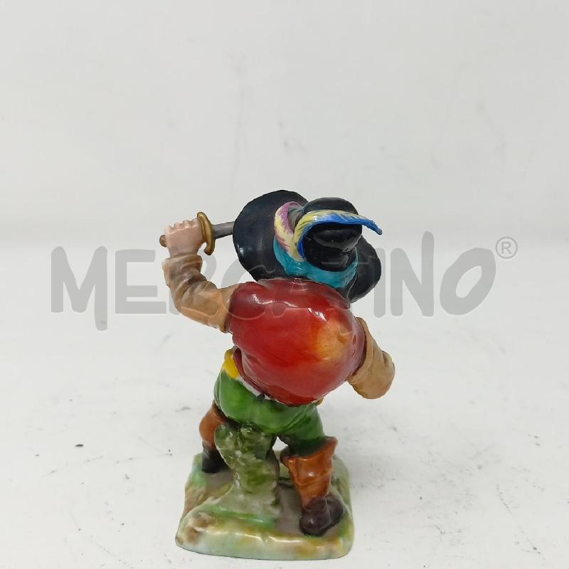 STATUETTA CDM GOBBO 2 PUGNALI CAPPELLO BASE QUADRATA GILET ROSSO | Mercatino dell'Usato Roma re di roma 3