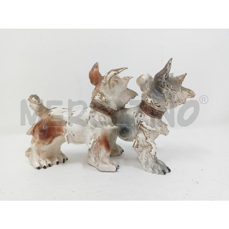 STATUETTA CERAMICA 2 CAGNOLINI | Mercatino dell'Usato Roma re di roma 2