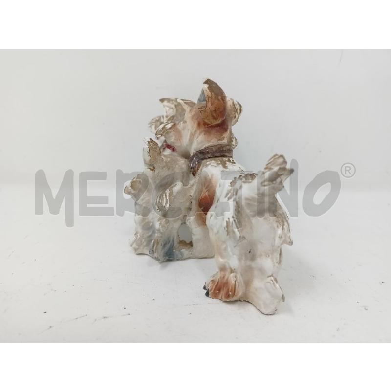 STATUETTA CERAMICA 2 CAGNOLINI | Mercatino dell'Usato Roma re di roma 3