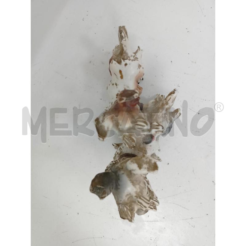 STATUETTA CERAMICA 2 CAGNOLINI | Mercatino dell'Usato Roma re di roma 5