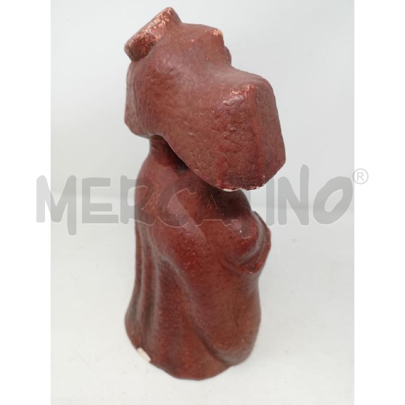 STATUETTA COPPIA DUE DONNE ROSSA GESSO  | Mercatino dell'Usato Roma re di roma 2