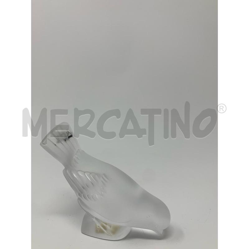 STATUETTA CRISTALLO LALIQUE UCCELLINO | Mercatino dell'Usato Roma re di roma 1