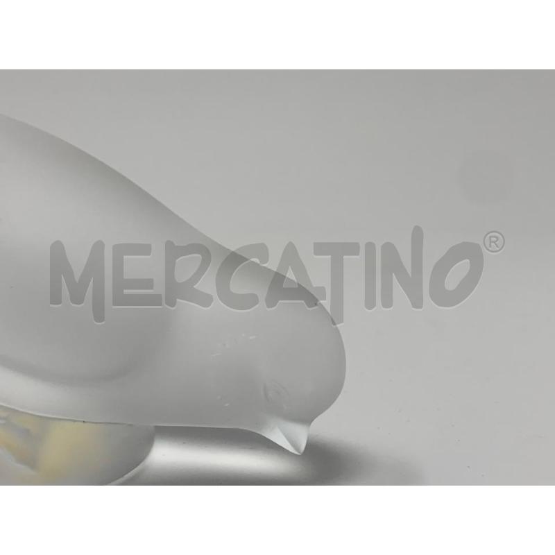 STATUETTA CRISTALLO LALIQUE UCCELLINO | Mercatino dell'Usato Roma re di roma 2