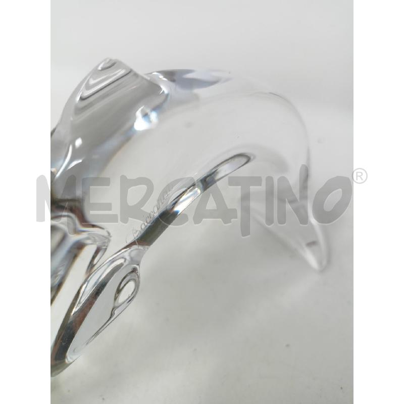 STATUETTA DELFINO CRISTALLO BACCARAT  | Mercatino dell'Usato Roma re di roma 3