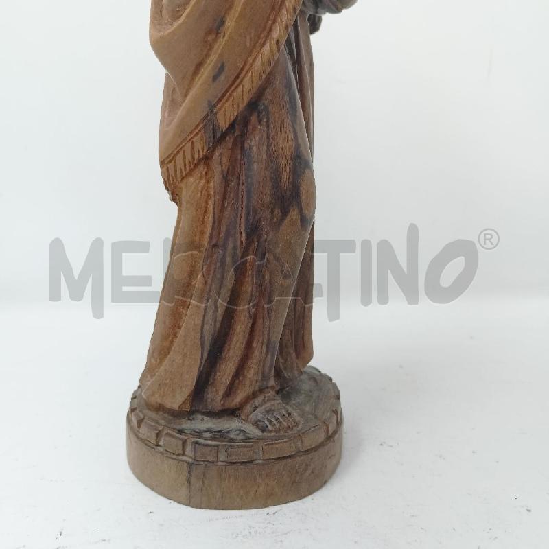 STATUETTA LEGNO MADONNA BAMBINO  | Mercatino dell'Usato Roma re di roma 4