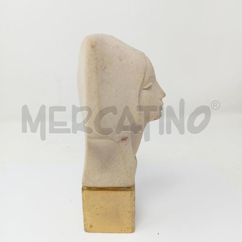 STATUETTA PIETRA BUSTO DONNA BASE ORO | Mercatino dell'Usato Roma re di roma 2