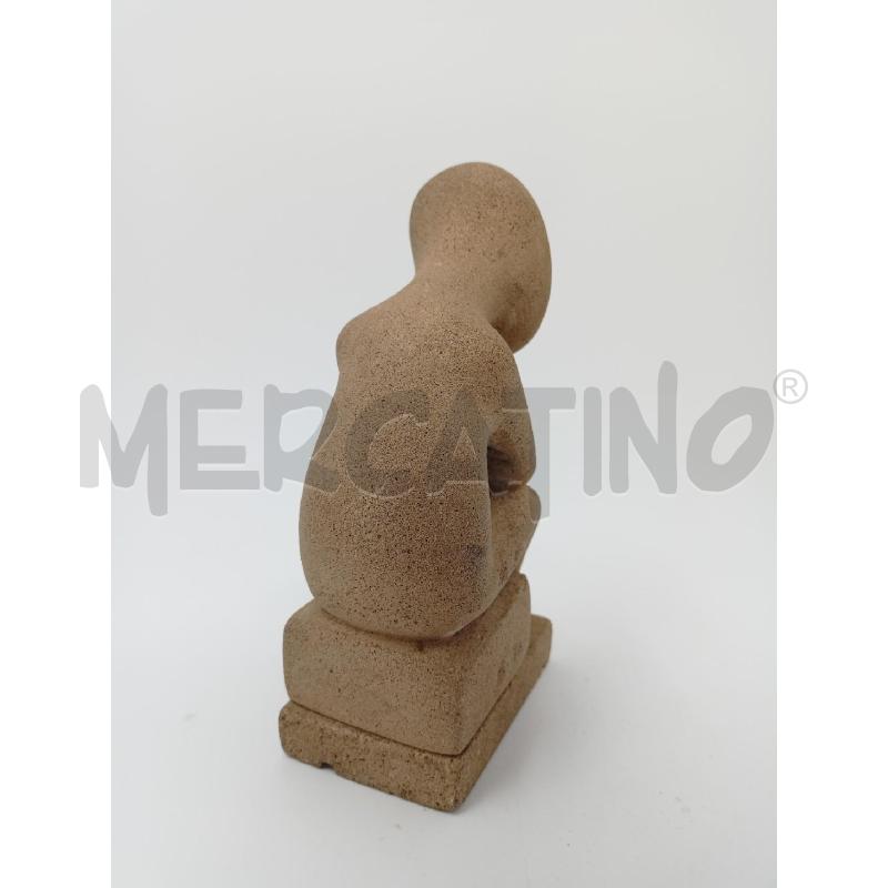 STATUETTA PIETRA PERSONAGGIO PREOCCUPATO | Mercatino dell'Usato Roma re di roma 4