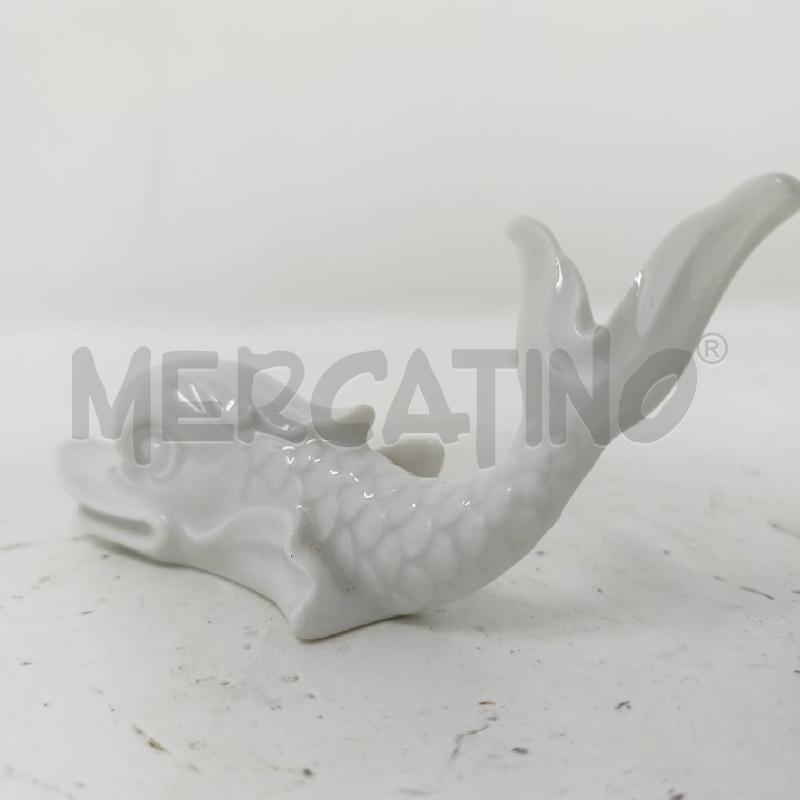 STATUETTA PORCELLANA DELFINO BIANCO GINORI  | Mercatino dell'Usato Roma re di roma 3