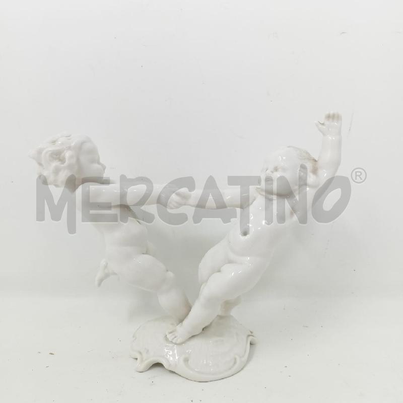 STATUETTA PORCELLANA PUTTI DANZANTI | Mercatino dell'Usato Roma re di roma 1