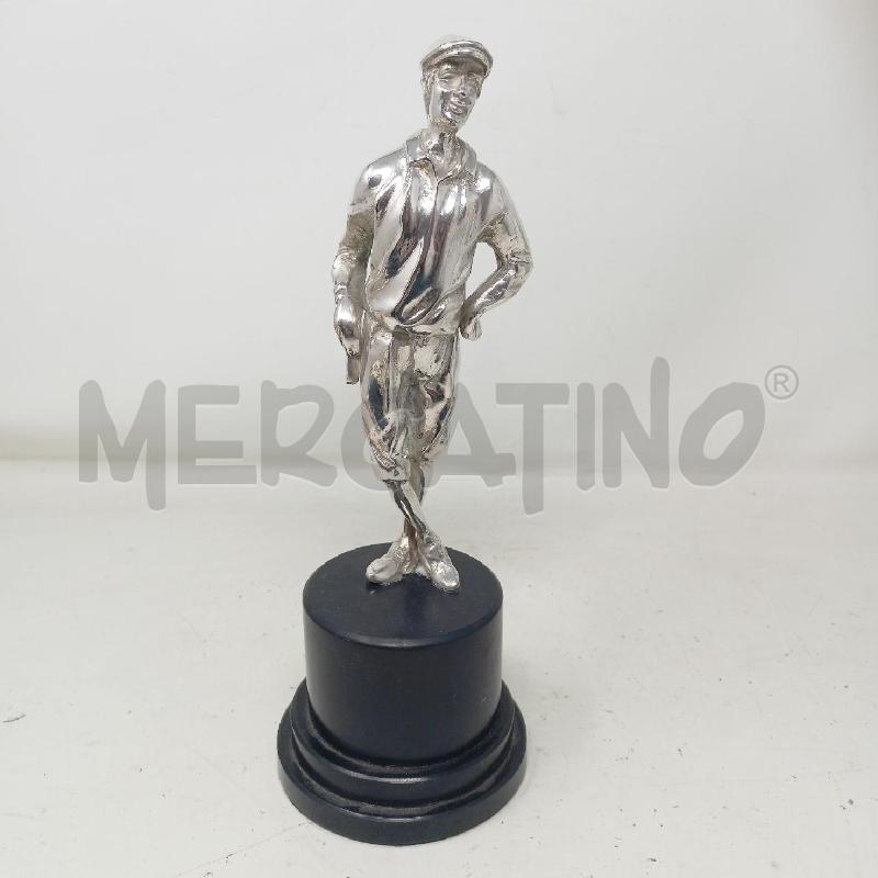 STATUETTA SHEFFIELD GOLGISTA BASE TONDA PIETRA JORDAN  | Mercatino dell'Usato Roma re di roma 1