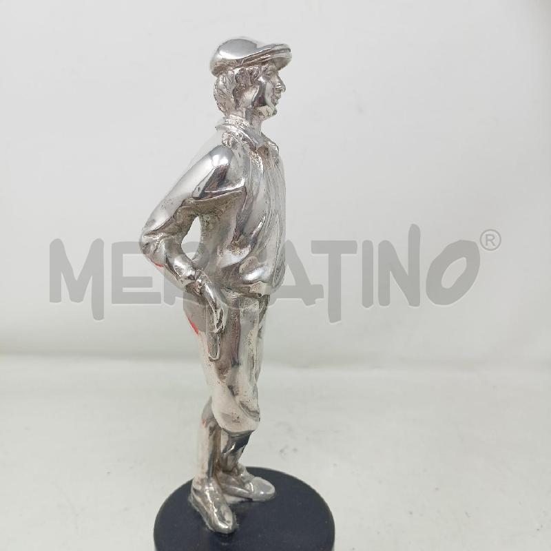 STATUETTA SHEFFIELD GOLGISTA BASE TONDA PIETRA JORDAN  | Mercatino dell'Usato Roma re di roma 2