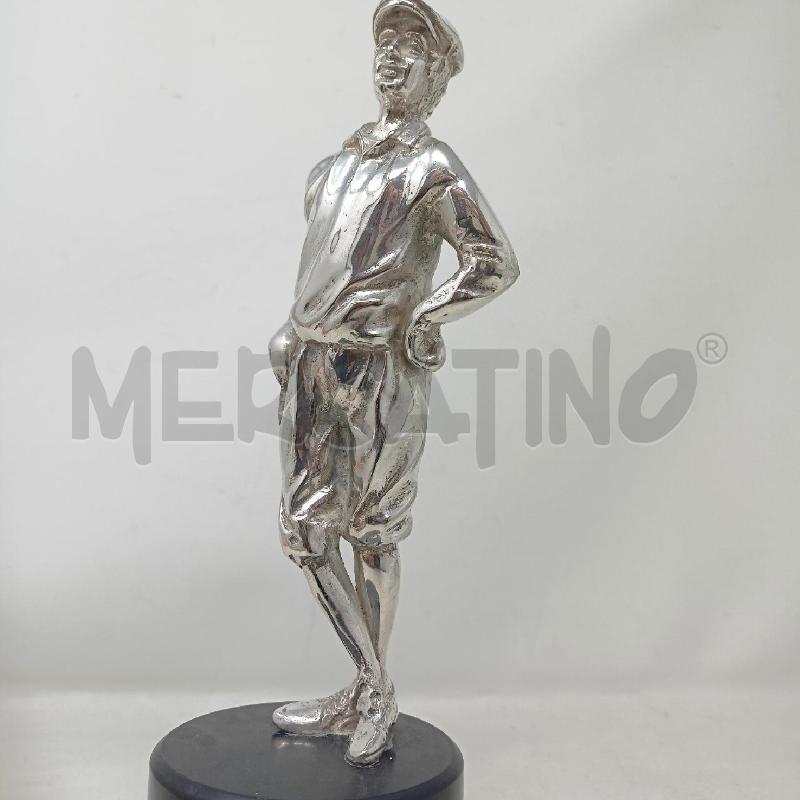 STATUETTA SHEFFIELD GOLGISTA BASE TONDA PIETRA JORDAN  | Mercatino dell'Usato Roma re di roma 3