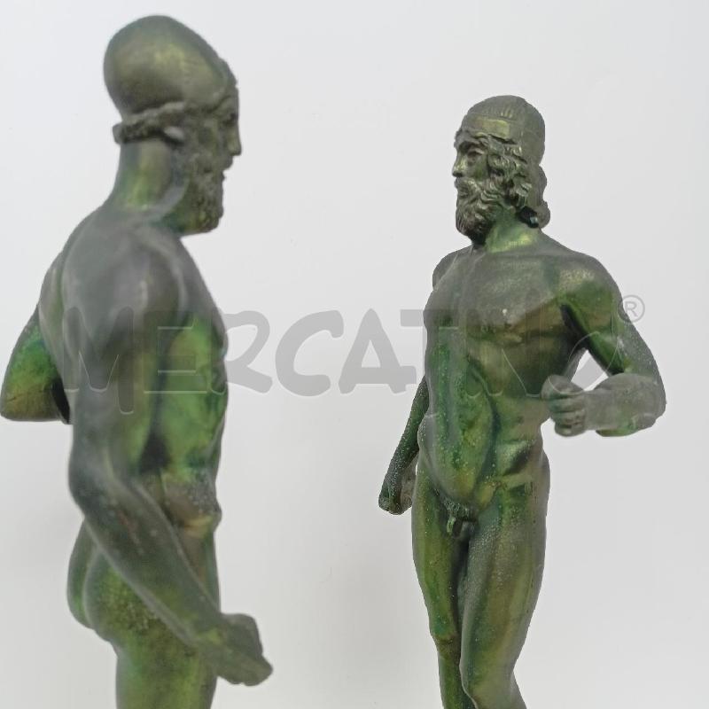 STATUETTE COPPIA BRONZI RIACE BASE MARMO | Mercatino dell'Usato Roma re di roma 2