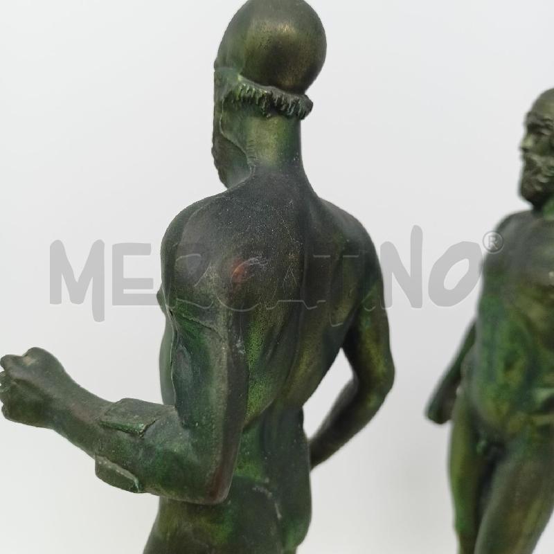 STATUETTE COPPIA BRONZI RIACE BASE MARMO | Mercatino dell'Usato Roma re di roma 4