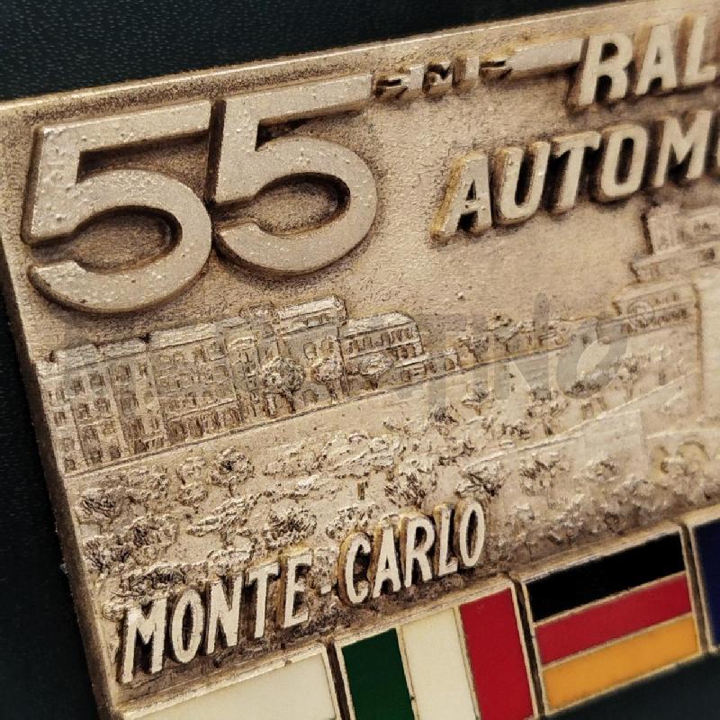 STEMMA PLACCA DA SCRIVANIA 55° RALLYE AUTOMOBILE MONTE CARLO 1987 AUTO CORSE RALLY | Mercatino dell'Usato Roma re di roma 5