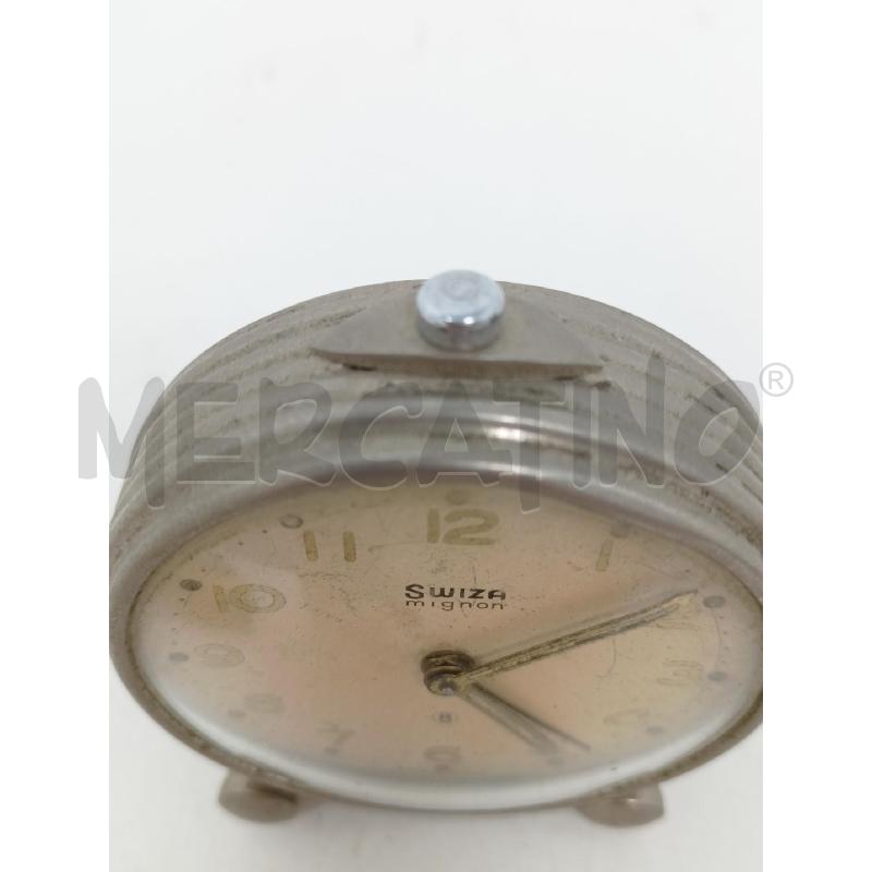 SVEGLIA EPOCA SWIZA MIGNON ANNI 60 CARICA MANUALE  | Mercatino dell'Usato Roma re di roma 5