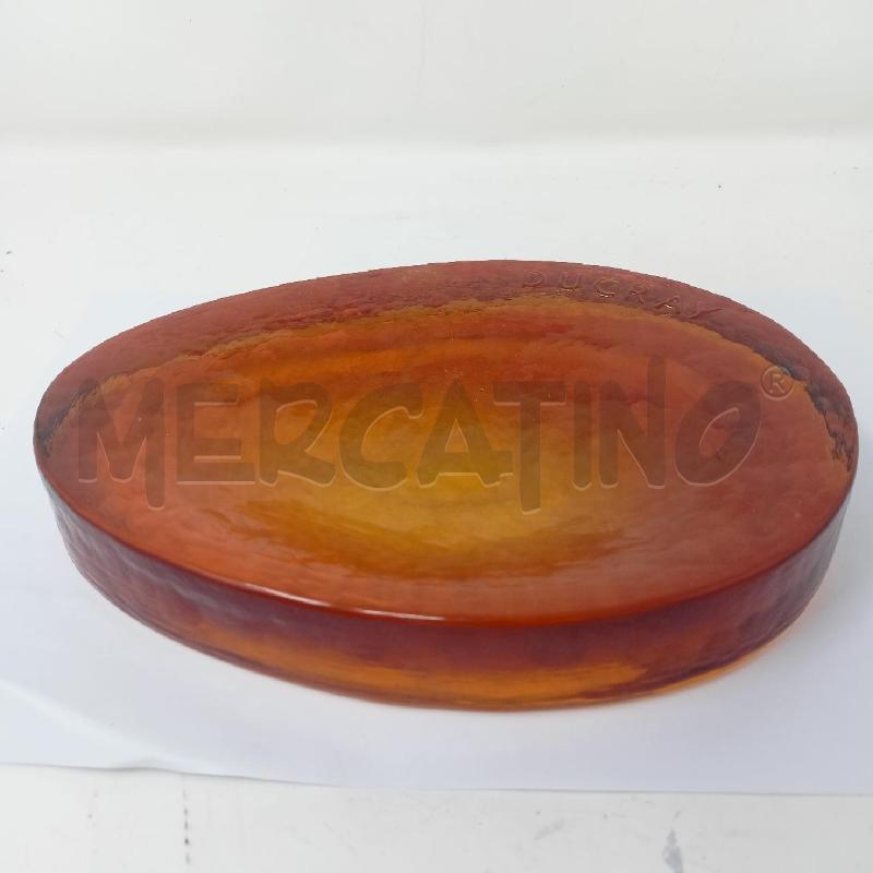 SVUOTA TASCHE MURANO NASON DUCRAY  ARANCIONE GOCCIA | Mercatino dell'Usato Roma re di roma 1