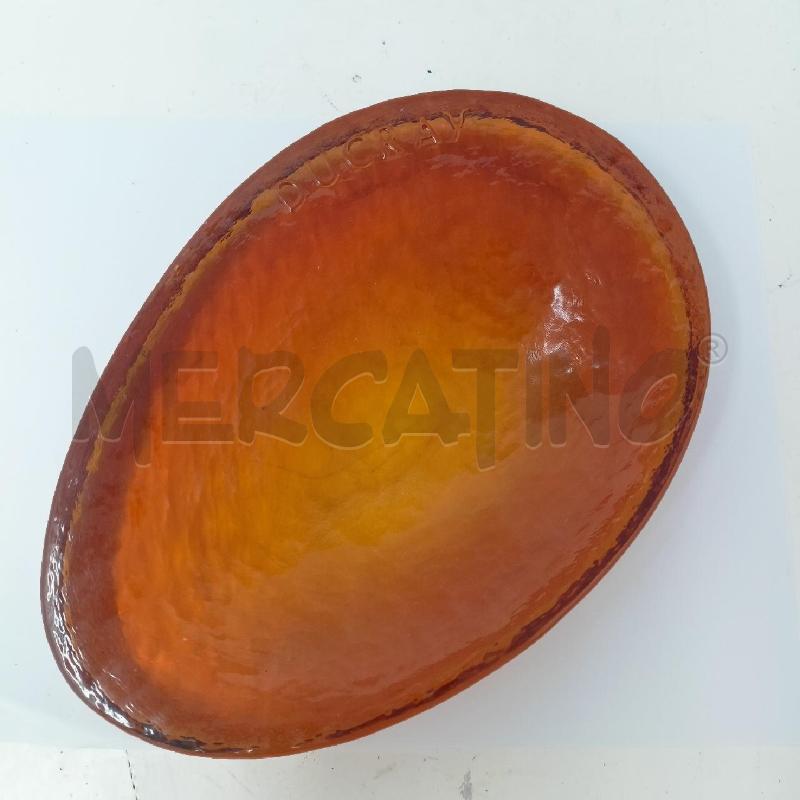SVUOTA TASCHE MURANO NASON DUCRAY  ARANCIONE GOCCIA | Mercatino dell'Usato Roma re di roma 4