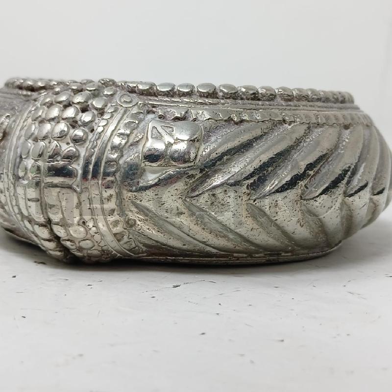 SVUOTA TASCHE SILVER OTTONE B PALLINI RIGHE OBLIQUE | Mercatino dell'Usato Roma re di roma 3