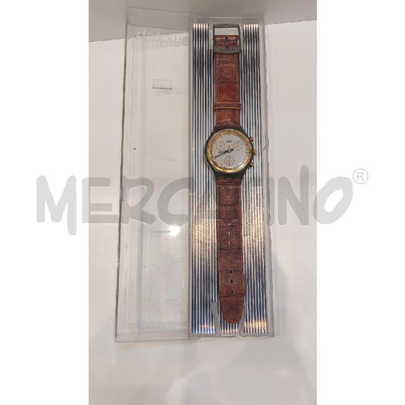 SWATCH CHRONO GOLDGINGER SCM1000  | Mercatino dell'Usato Roma re di roma 1