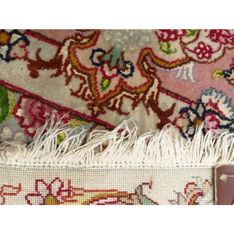 TAPPETO 204X150 ORDITO IN SETA FONDO ROSA  | Mercatino dell'Usato Roma re di roma 5
