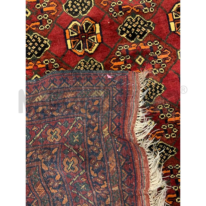 TAPPETO 205X160 TURCO ROSSO SCURO STILE BUKARA | Mercatino dell'Usato Roma re di roma 4