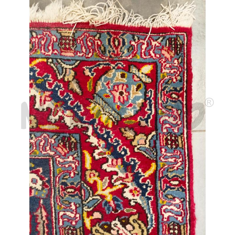 TAPPETO 220X140 PERSIANO ROSSO BLU GIALLO FLORELAE  | Mercatino dell'Usato Roma re di roma 2