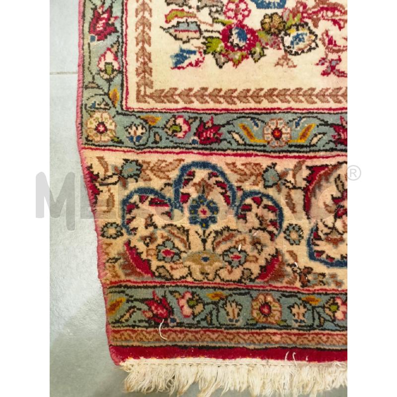 TAPPETO 264X137 PERSIANO FLORELAE ROSONE CENTRALE ROMBO  | Mercatino dell'Usato Roma re di roma 2