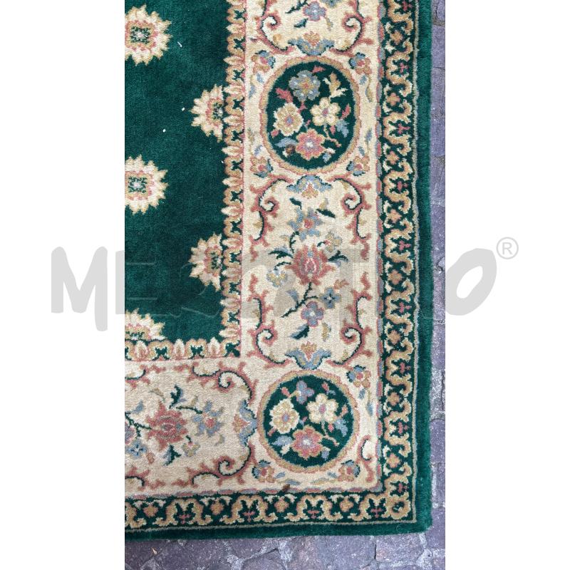 TAPPETO 300X200 VERDE GIRASOLI BORDO DORATO FIORI CERCHI  | Mercatino dell'Usato Roma re di roma 2