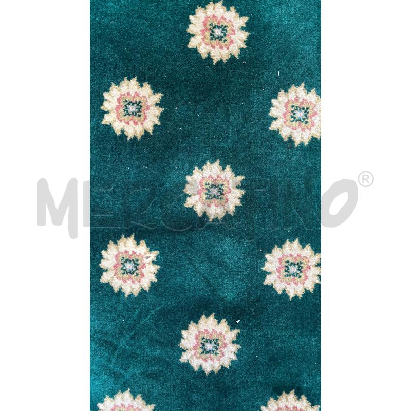 TAPPETO 300X200 VERDE GIRASOLI BORDO DORATO FIORI CERCHI  | Mercatino dell'Usato Roma re di roma 3
