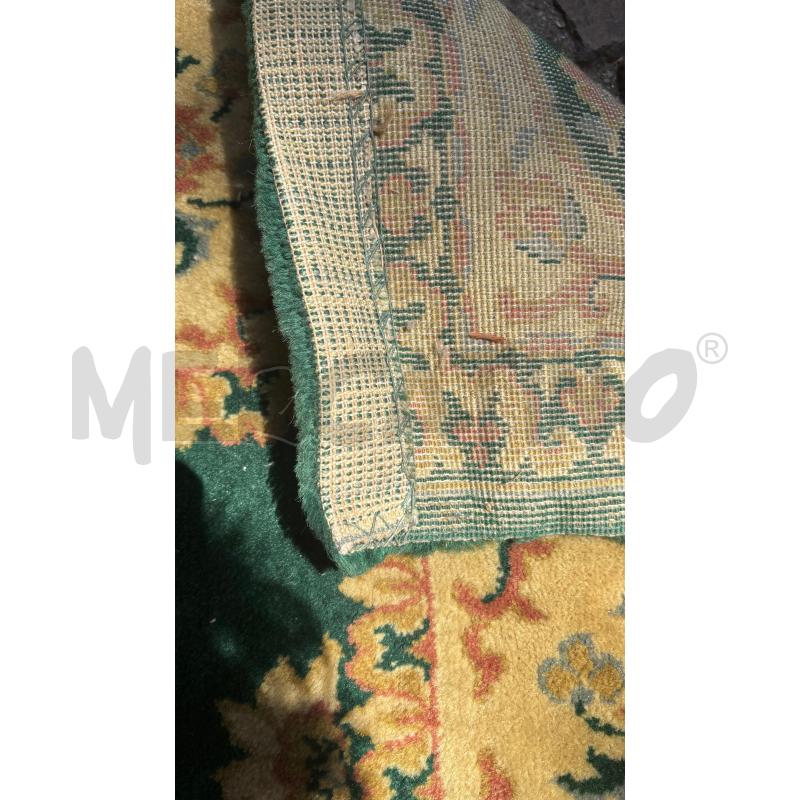 TAPPETO 300X200 VERDE GIRASOLI BORDO DORATO FIORI CERCHI  | Mercatino dell'Usato Roma re di roma 4