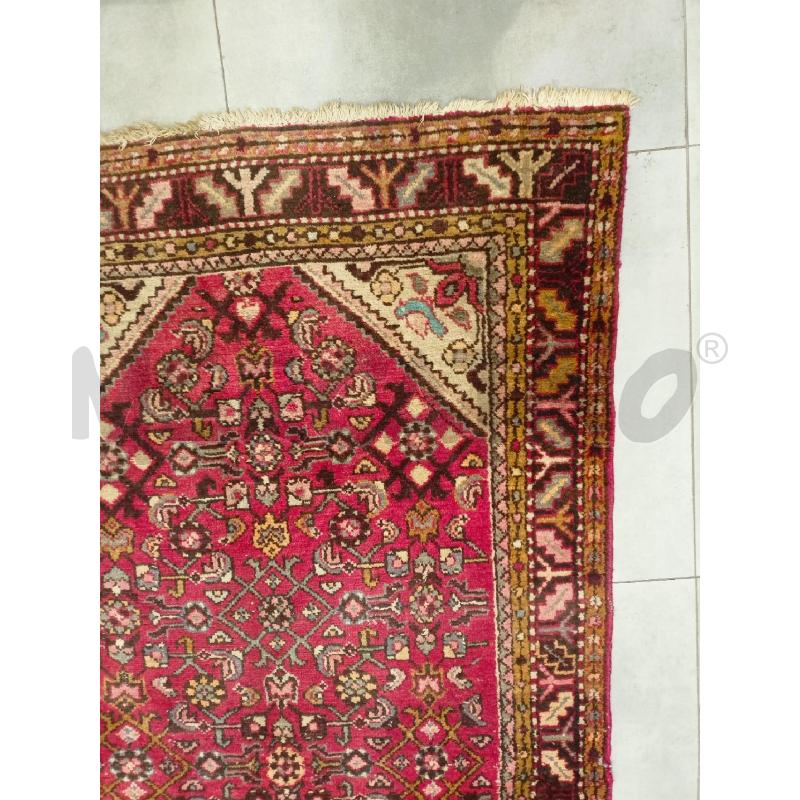 TAPPETO GUIDA 310X103 PERSIANO TONI ROSSI FIORI GEOMETRICI  | Mercatino dell'Usato Roma re di roma 2