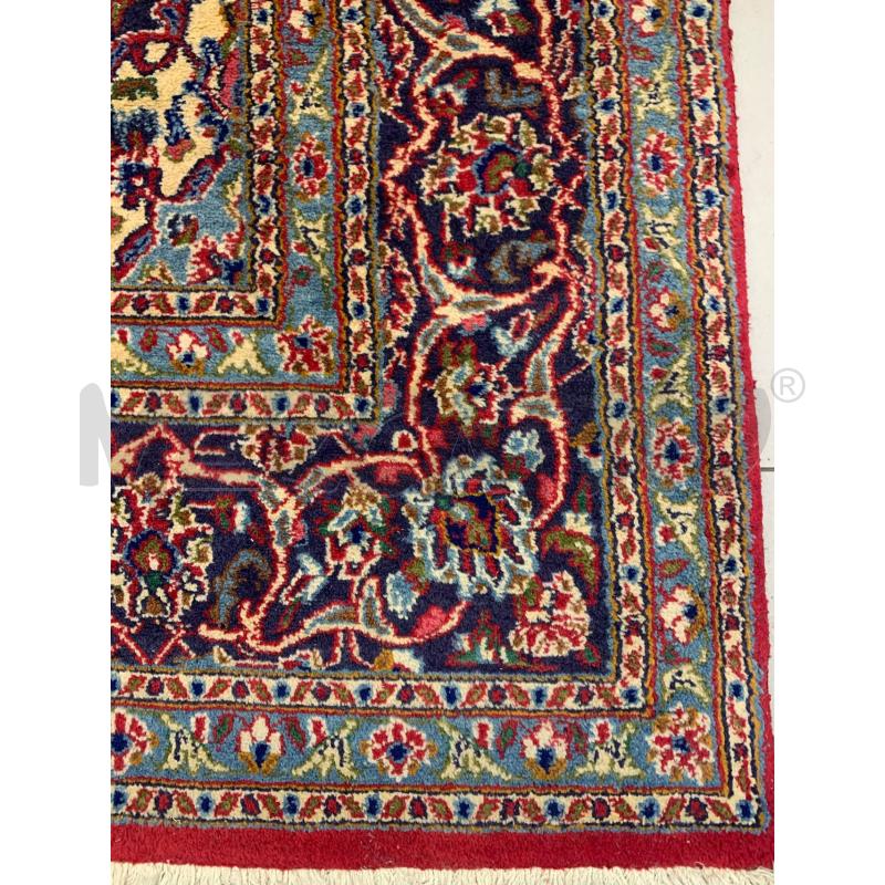 TAPPETO KASHAR PERSIA 300X193 BPRDP ROSSO BLU ROSONE BLU CENTRALE | Mercatino dell'Usato Roma re di roma 2
