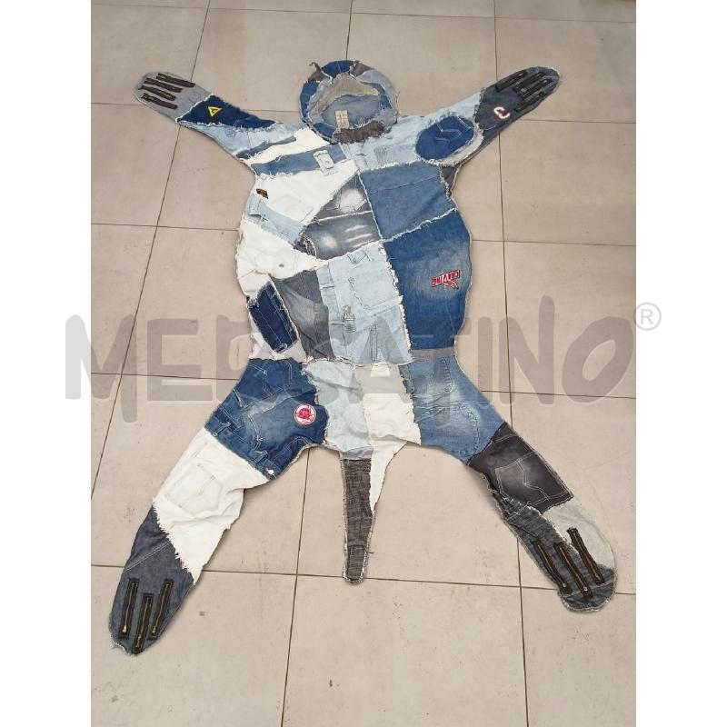 TAPPETO PATCH WORK JEANS SAGOMA  | Mercatino dell'Usato Roma re di roma 1