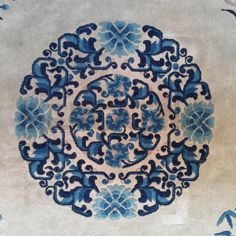 TAPPETO PECHINESE BLU 215X215 | Mercatino dell'Usato Roma re di roma 3
