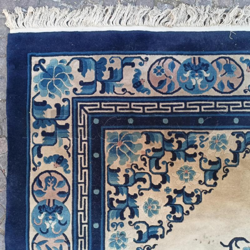 TAPPETO PECHINESE BLU 215X215 | Mercatino dell'Usato Roma re di roma 4