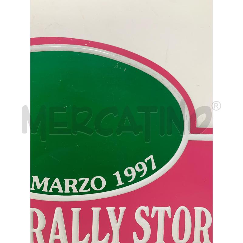 TARGA METALLO RALLY STORICO SANREMO 1997 COPPA FIORI | Mercatino dell'Usato Roma re di roma 2