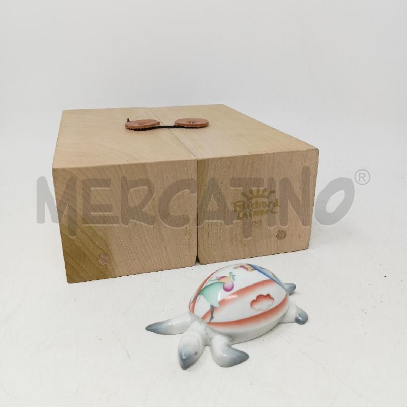 TARTARUGA GINORI PONTI SCATOLA LEGNO 250 ANNIVERSARIO PITTORIA DOCCIA | Mercatino dell'Usato Roma re di roma 1