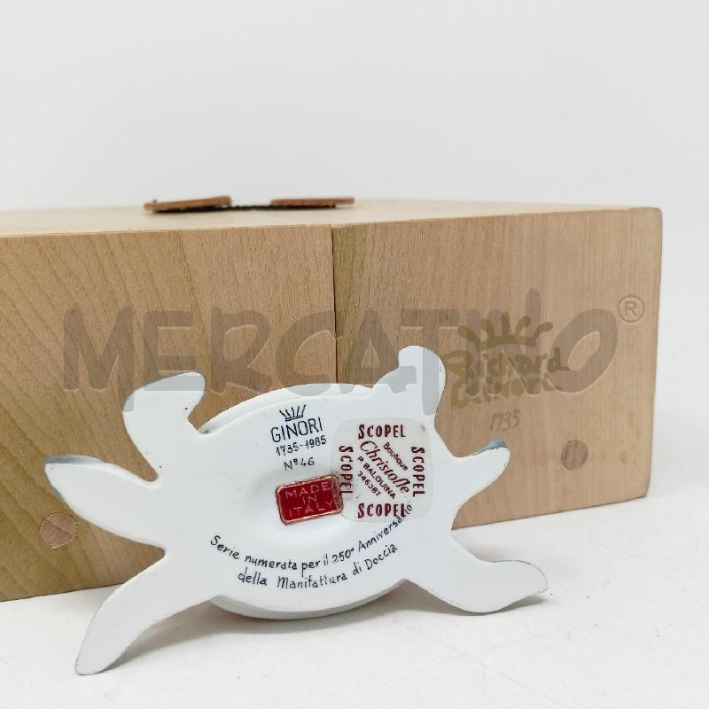 TARTARUGA GINORI PONTI SCATOLA LEGNO 250 ANNIVERSARIO PITTORIA DOCCIA | Mercatino dell'Usato Roma re di roma 2