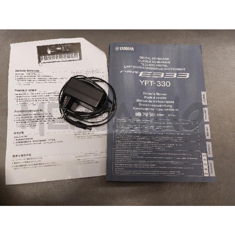 TASTIERA MUSICALE YAMAHA YPT-330 COMPLETA FUNZIONANTE  | Mercatino dell'Usato Roma re di roma 3
