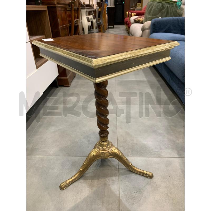 TAVOLINO BASE BRONZO 3 PIEDI GAMBA TORNITA | Mercatino dell'Usato Roma re di roma 2