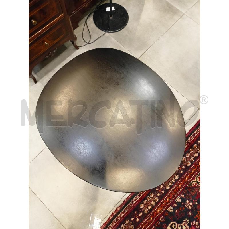 TAVOLINO ZARA HOME NERO PIEDI OTTONATI | Mercatino dell'Usato Roma re di roma 3