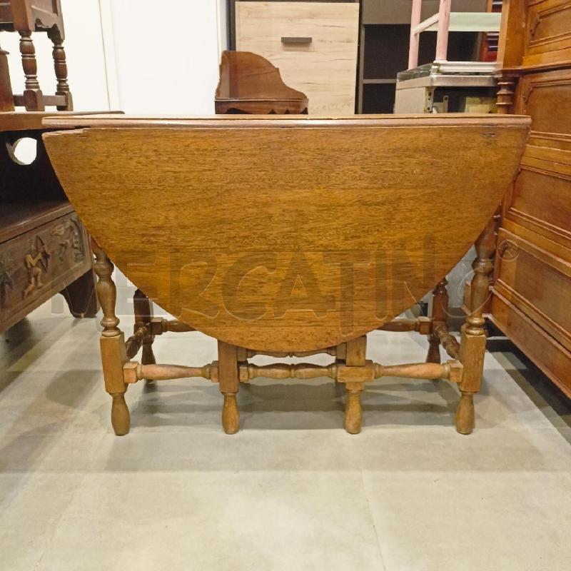 TAVOLO BANDELLE LEGNO NOCE | Mercatino dell'Usato Roma re di roma 1