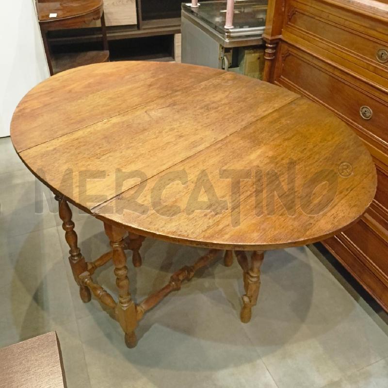 TAVOLO BANDELLE LEGNO NOCE | Mercatino dell'Usato Roma re di roma 4