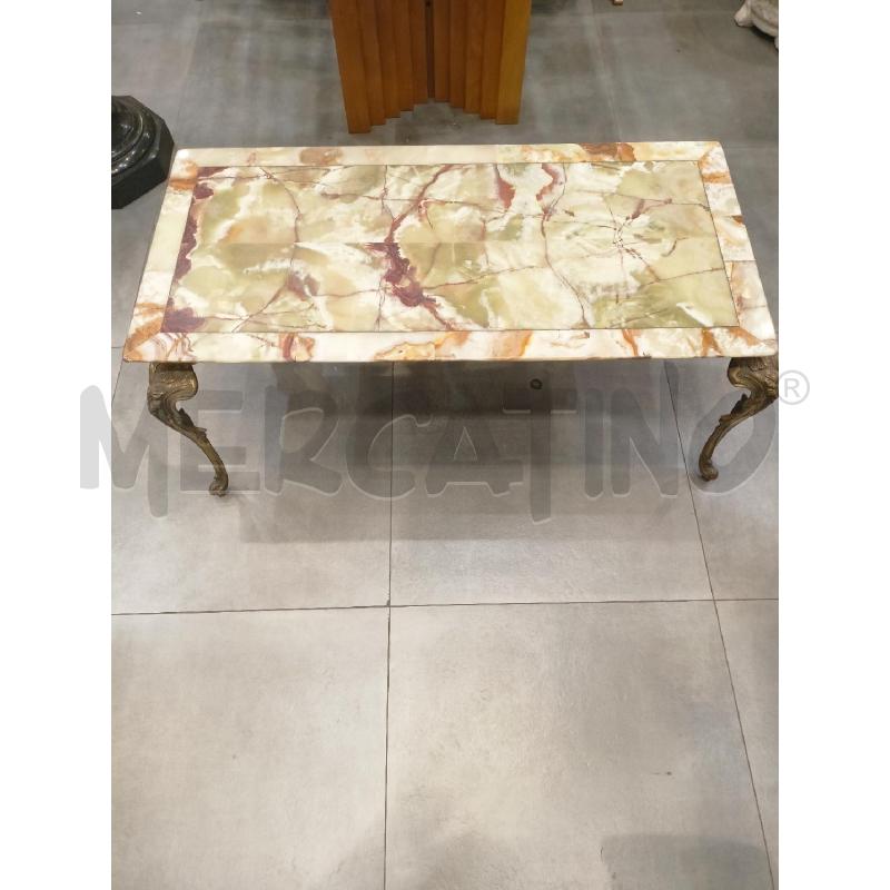 TAVOLO BASSO P MARMO STRUTT BRONZO | Mercatino dell'Usato Roma re di roma 1
